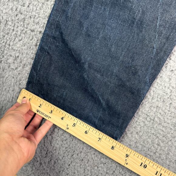 Taylor Stitch Democratic Jeans Mens 34x36 Selvedge White Oak Cone Denim Straight - Picture 10 of 11